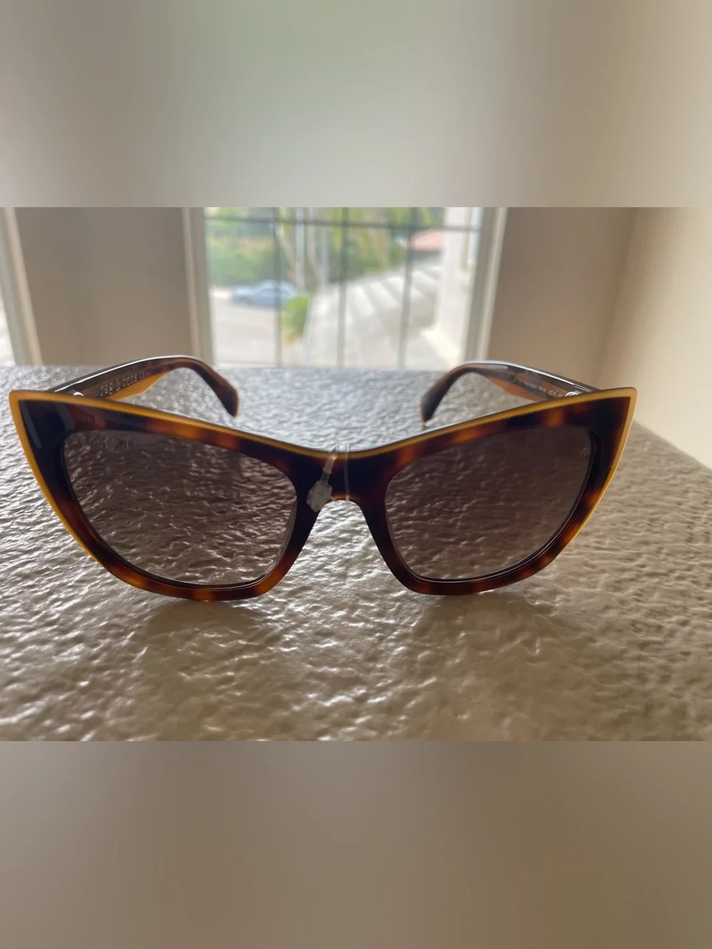 Rag & Bone Tortoiseshell Cat Eye Sunglasses - Brown